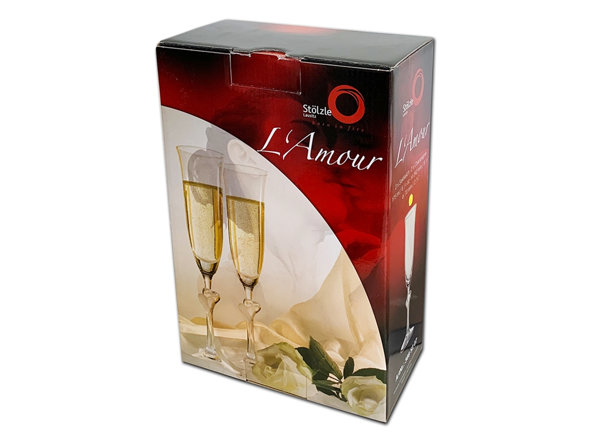 Champagneglazen L Amour Sweetheart 2 Stuksproduct zoom image #2