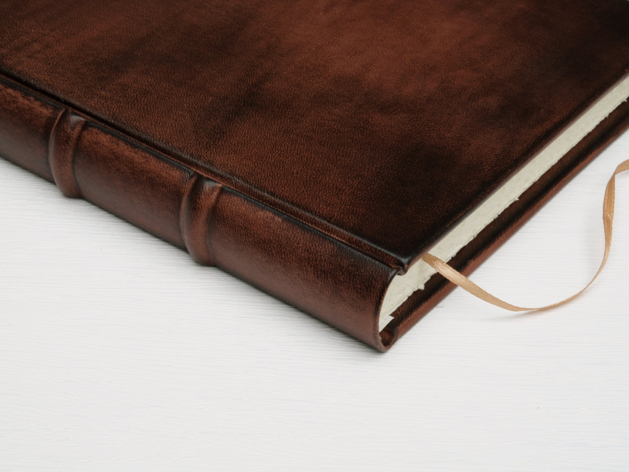 Gastenboek Cicero Antiek Leer Bruin 180 x 260 mmproduct image #2