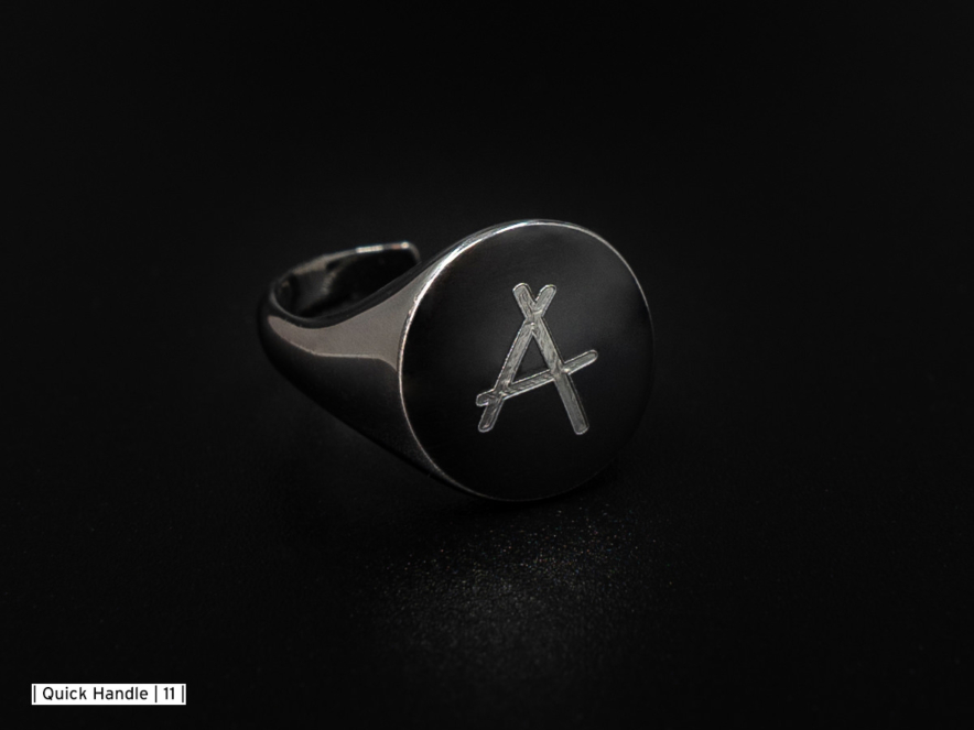 Anatolio Zegelring Heren Verstelbaar 925 Sterling Zilver BRHproduct image #2