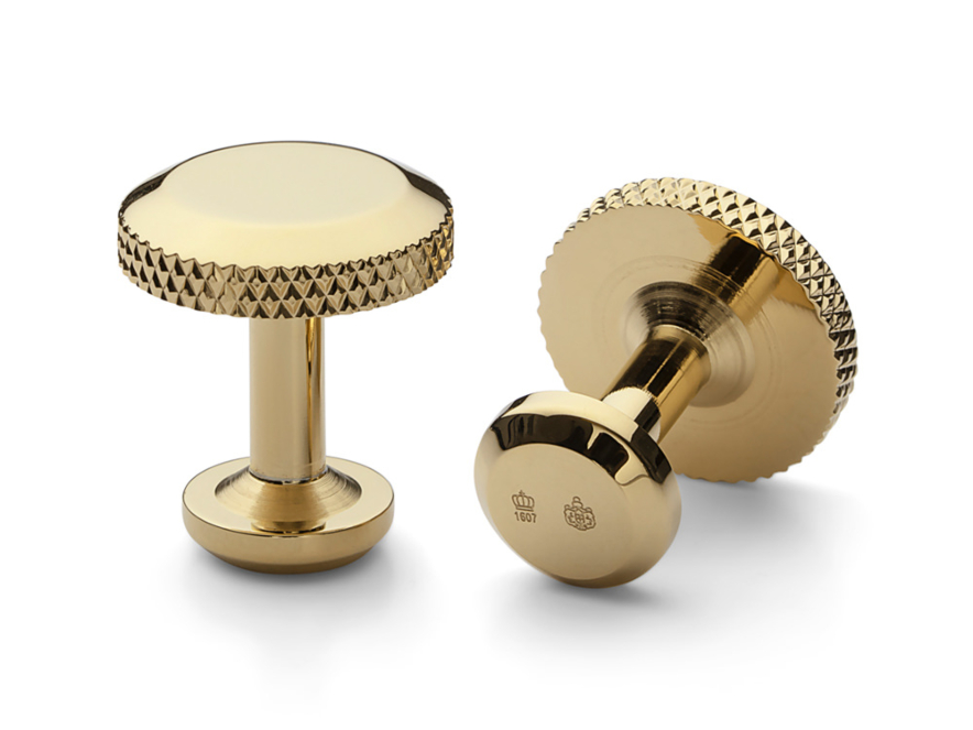 Manchetknopen Skultuna 1607 Icon Model 8 Gold Platedproduct image #1