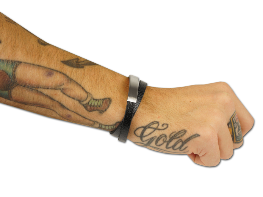 Armband Heren Leer Fashionista Blackproduct image #2