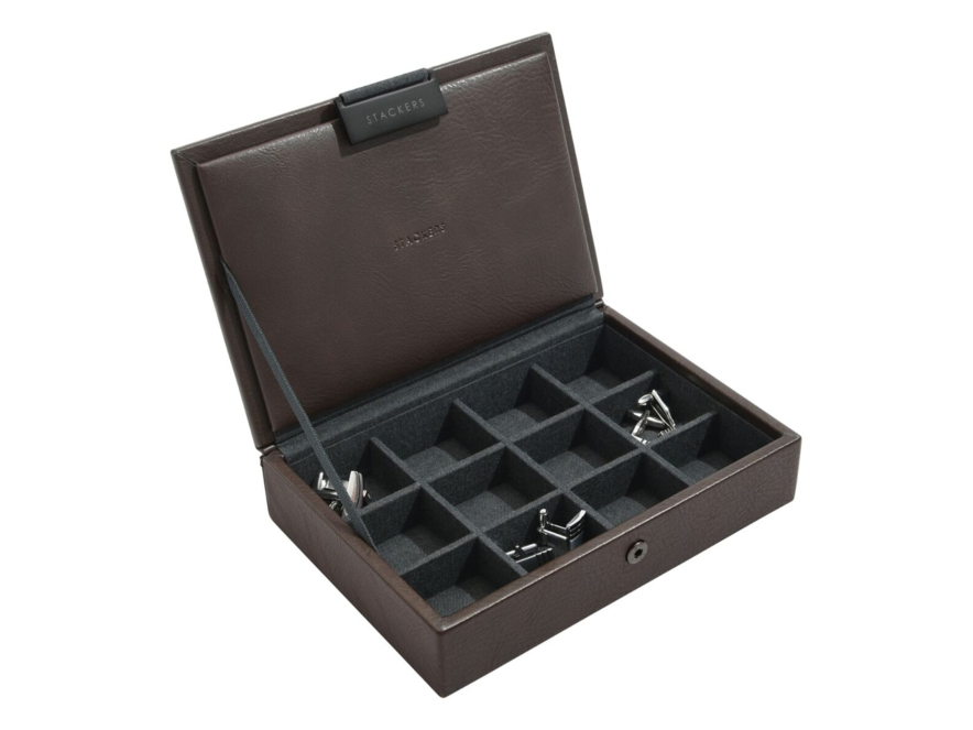 Opbergdoos Manchetknopen Stackers Bruinproduct image #1