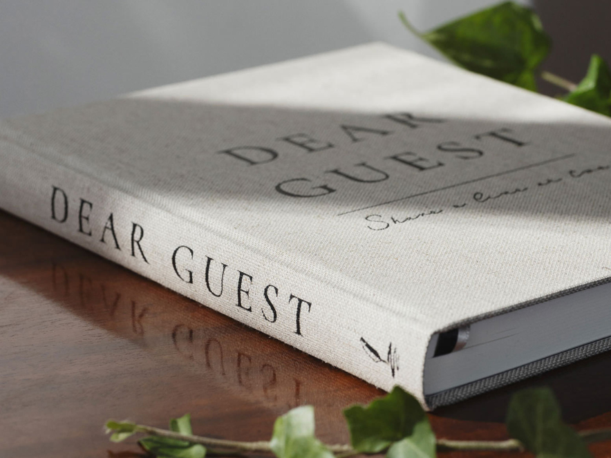 Gastenboek Paperstyle Large "Dear Guest" 201 x 255 mmproduct image #2