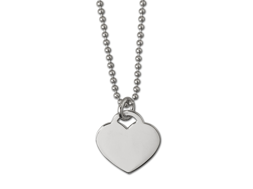 Ketting Hanger Hartje Zilver Eliseproduct image #2