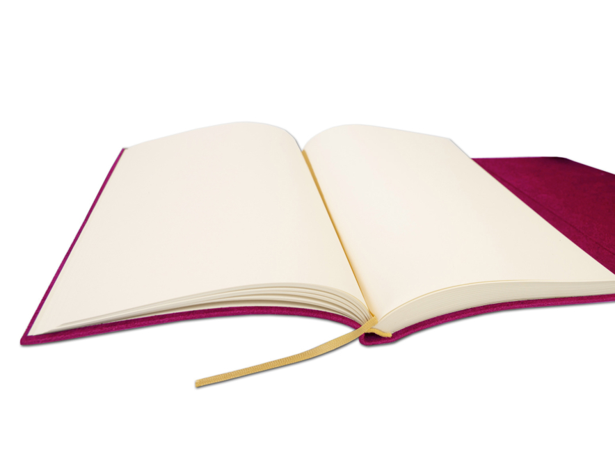 Journaal Amantius Leer Paars Fucsia 180 x 250 mmproduct image #2