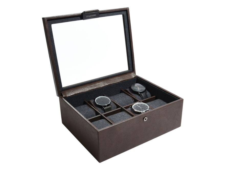 Horlogedoos Mannen Stackers Bruin 8product image #1