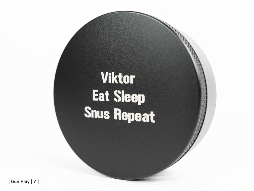 Snusdoosje Dus Knurl Alu XL Zwartproduct image #3