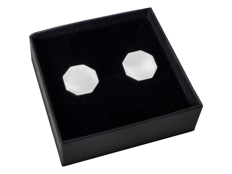 Manchetknopen Milano Zilver Octagonproduct image #1