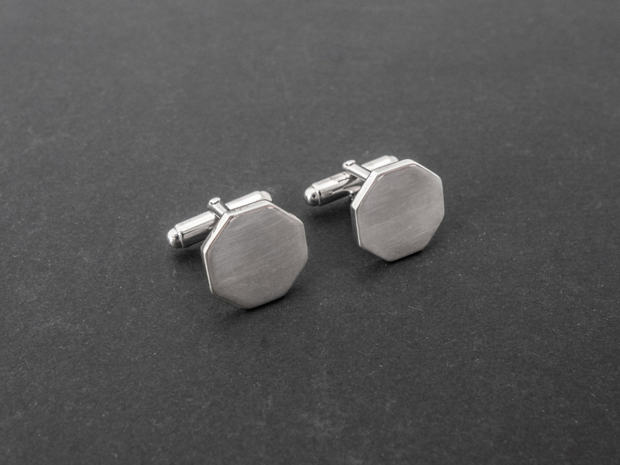 Manchetknopen Milano Zilver Octagonproduct image #2