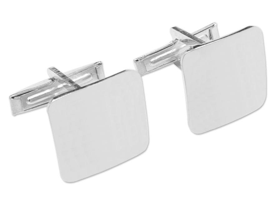 Vincenzo Manchetknopen Vierkant 925 Sterling Zilver WRHproduct image #1