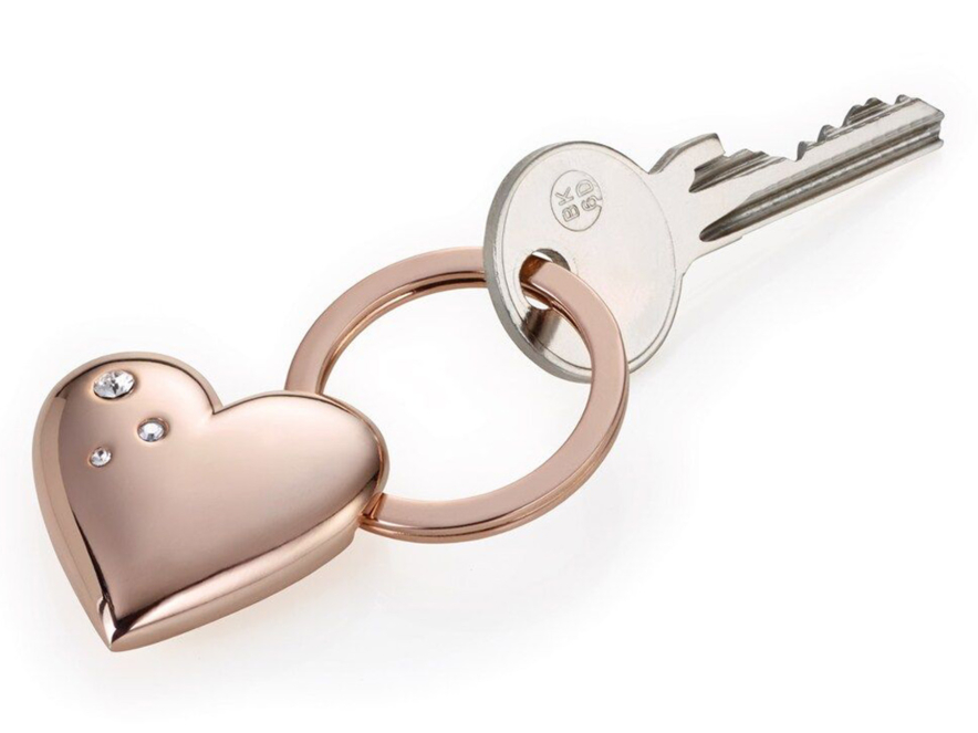 Sleutelhanger Hart Troika Shiny Rose Swarovskiproduct image #2