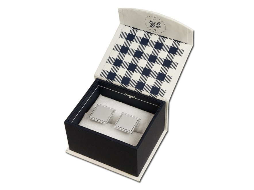 Manchetknopen Ox & Bull Zilver Squareproduct image #3