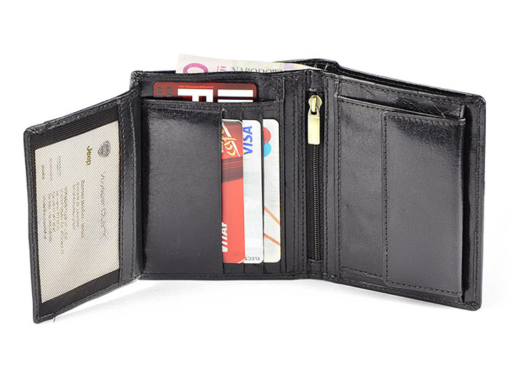Portemonnee Heren Leer RFID Dante Zwartproduct image #2