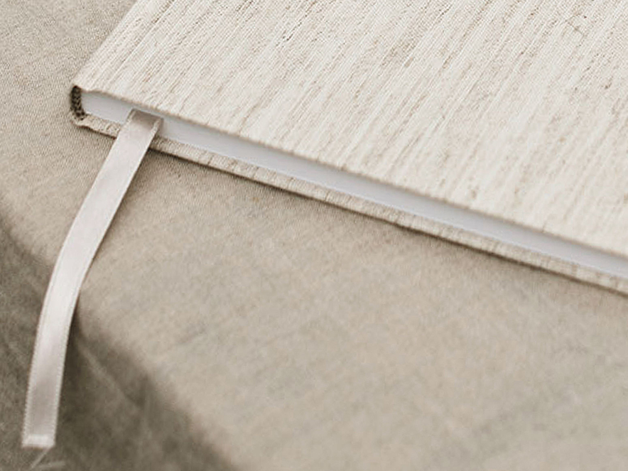 Gastenboek Paperstyle Beige 185 x 185 mmproduct image #2