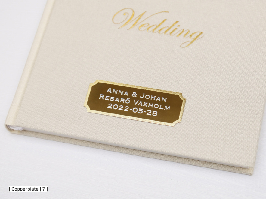 Gastenboek Bruiloft Paperstyle Wedding 185 x 185 mmproduct image #3