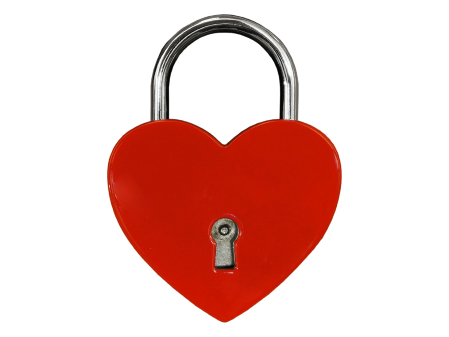 Liefdesslotje Heart Red 44 mmproduct image #1