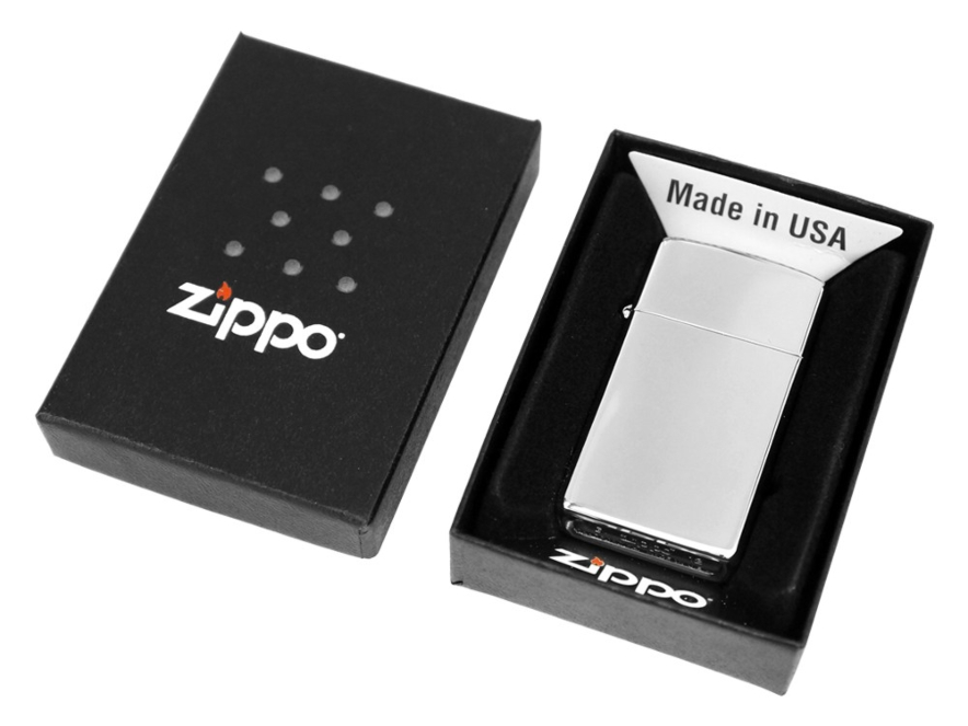 Zippo Aansteker High Polish Chrome Slimproduct image #2