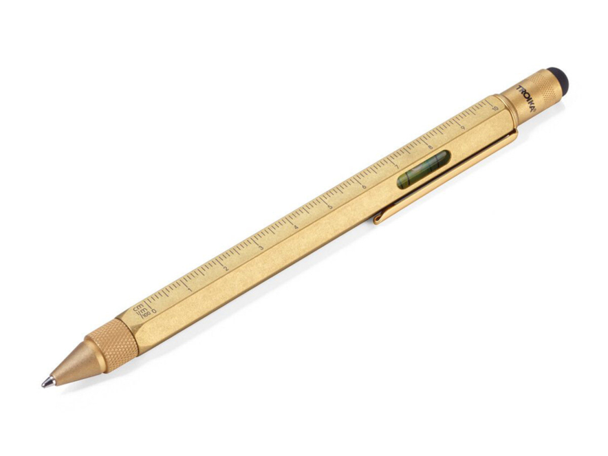 Timmerman Pen Troika Construction Antiek Messingproduct image #1