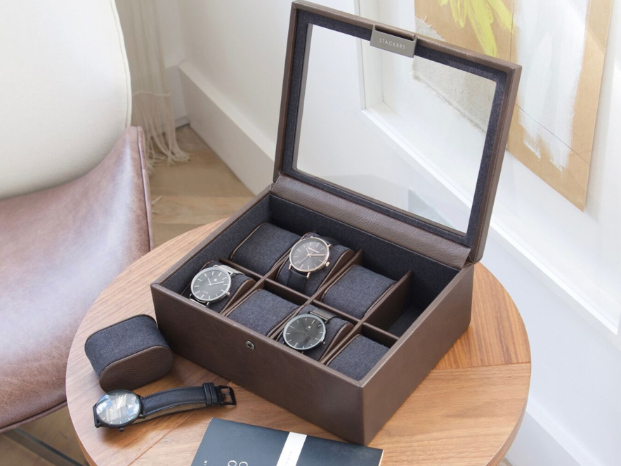 Horlogedoos Mannen Stackers Bruin 8product image #4