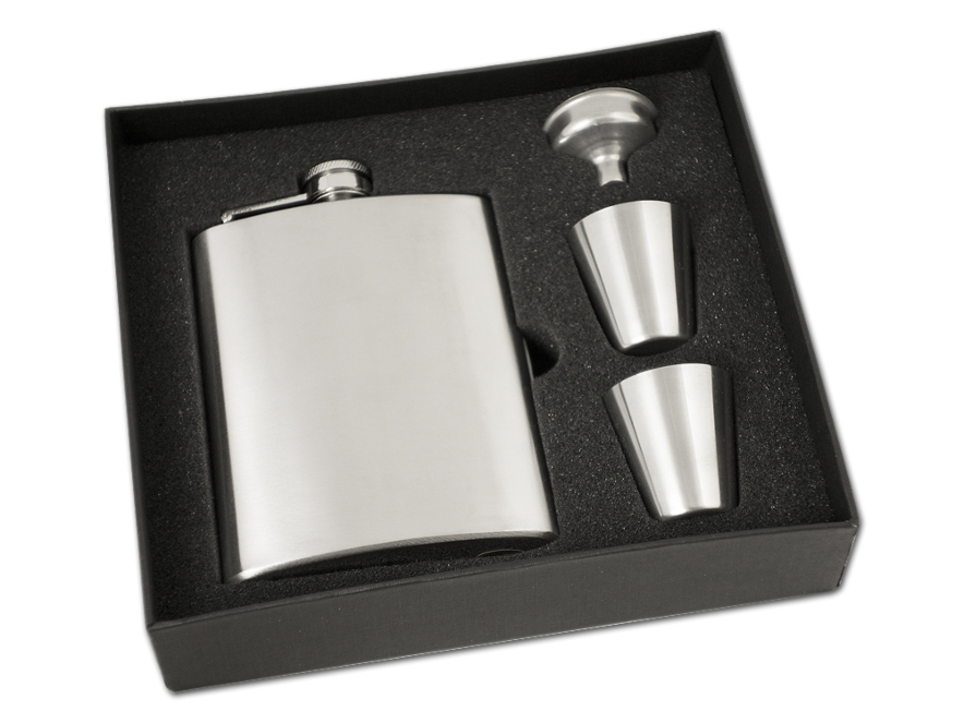 Heupfles Met Trechter Bekers Steel Flask Gift Boxproduct image #1