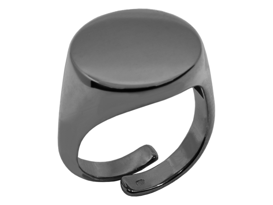 Anatolio Zegelring Heren Verstelbaar 925 Sterling Zilver BRHproduct image #1