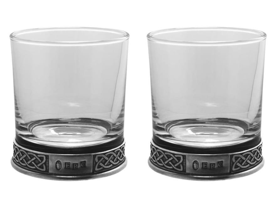 Whiskey Glazen Tin Celtic 2 Stuksproduct image #1