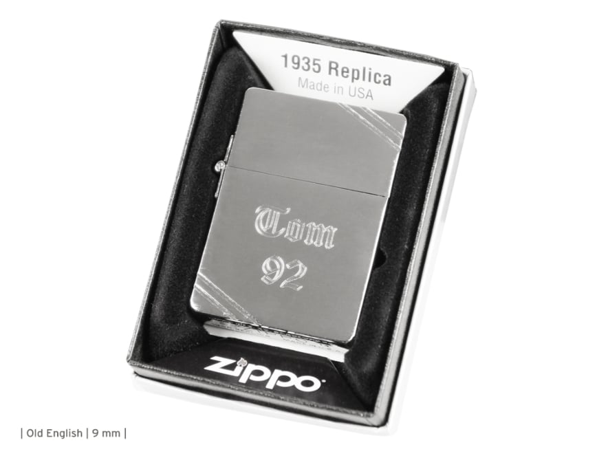Zippo Aansteker Replica 1935 w Slashesproduct image #4