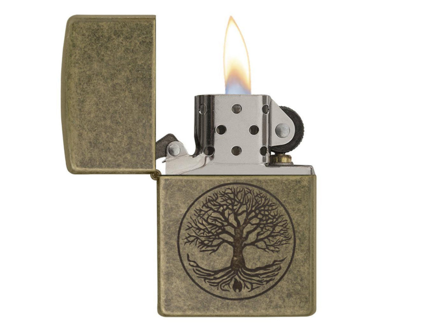 Zippo Aansteker Antique Brass Tree of Lifeproduct image #2
