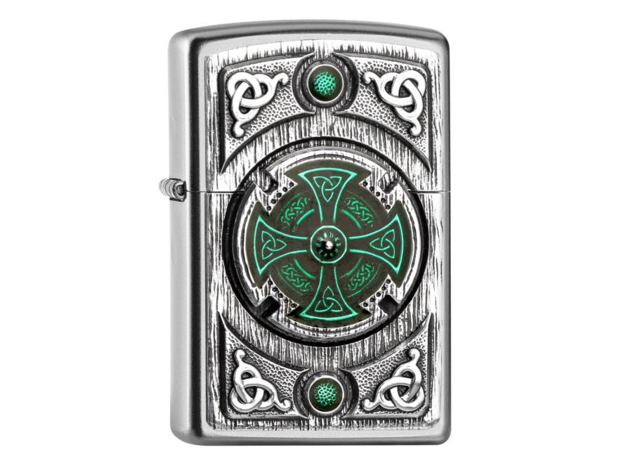 Zippo Aansteker Celtic Green Crossproduct image #1