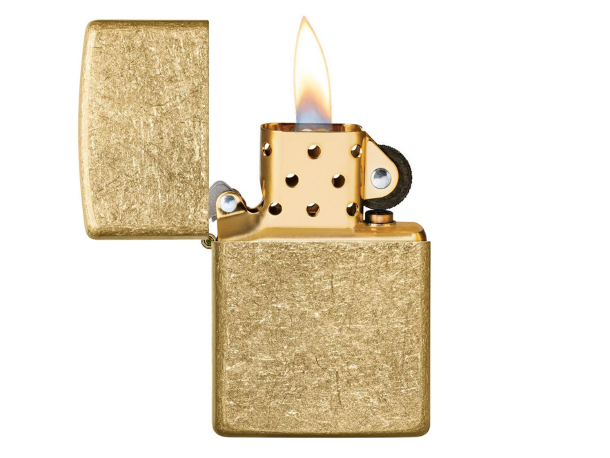 Zippo Aansteker Tumbled Brassproduct image #2