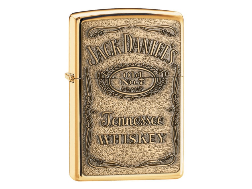 Zippo Aansteker Jack Daniels High Polish Brassproduct image #1