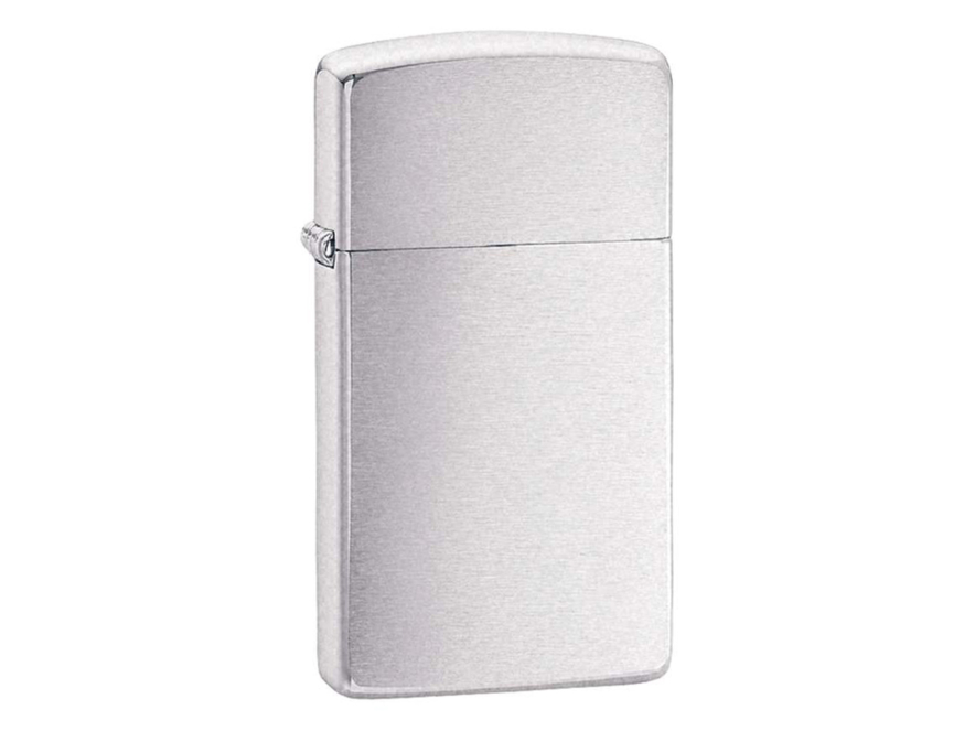 Zippo Aansteker Brushed Chrome Slimproduct image #1