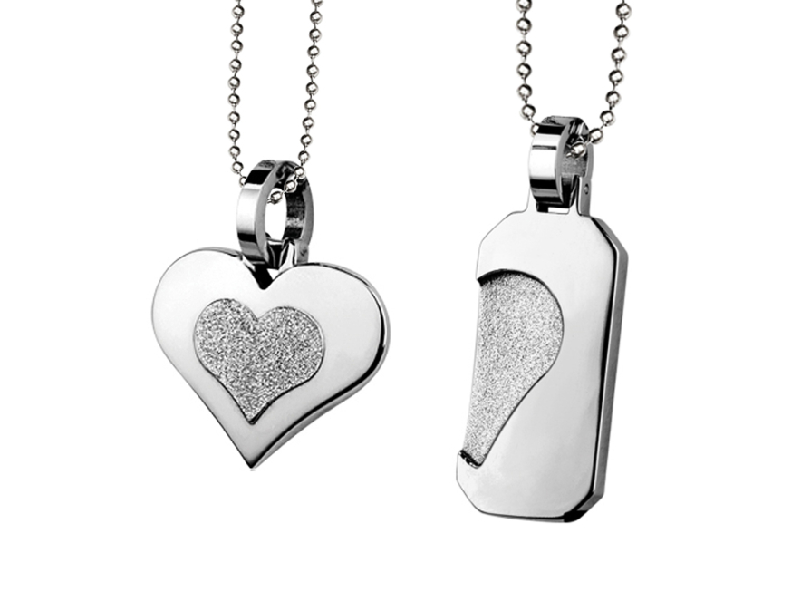 Paar Ketting Hanger Steel Loversproduct image #1