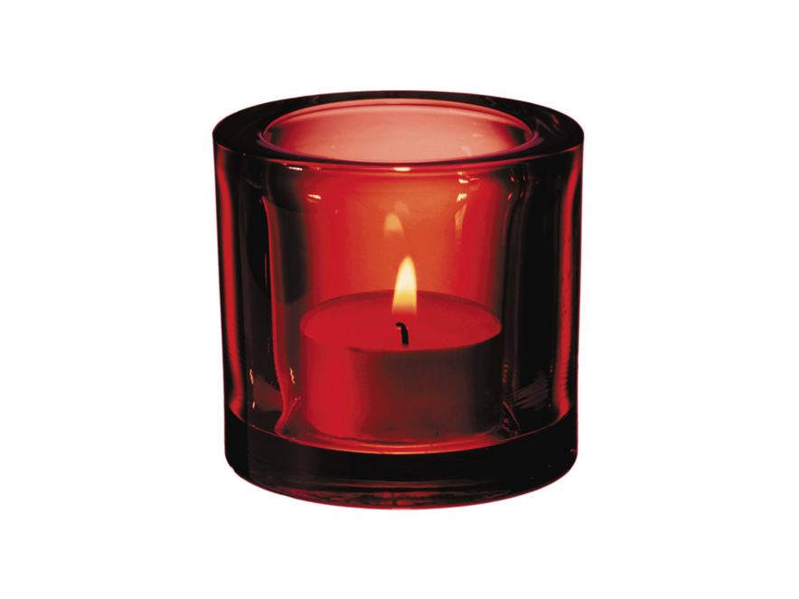 Windlicht Iittala Kivi Veenbes Rood 60 mmproduct image #1