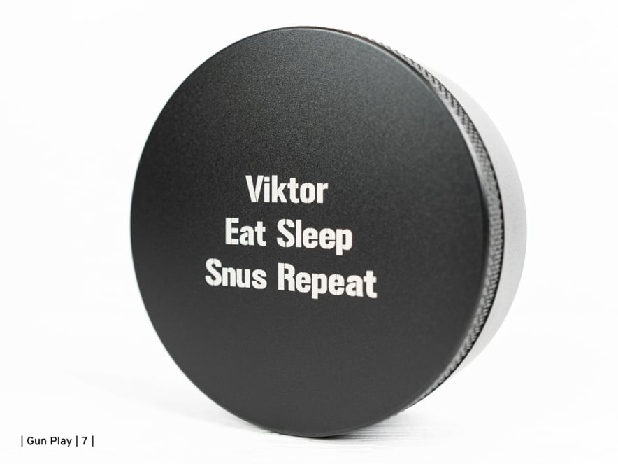 Snusdoosje Dus Knurl Alu XL Zwartproduct image #3