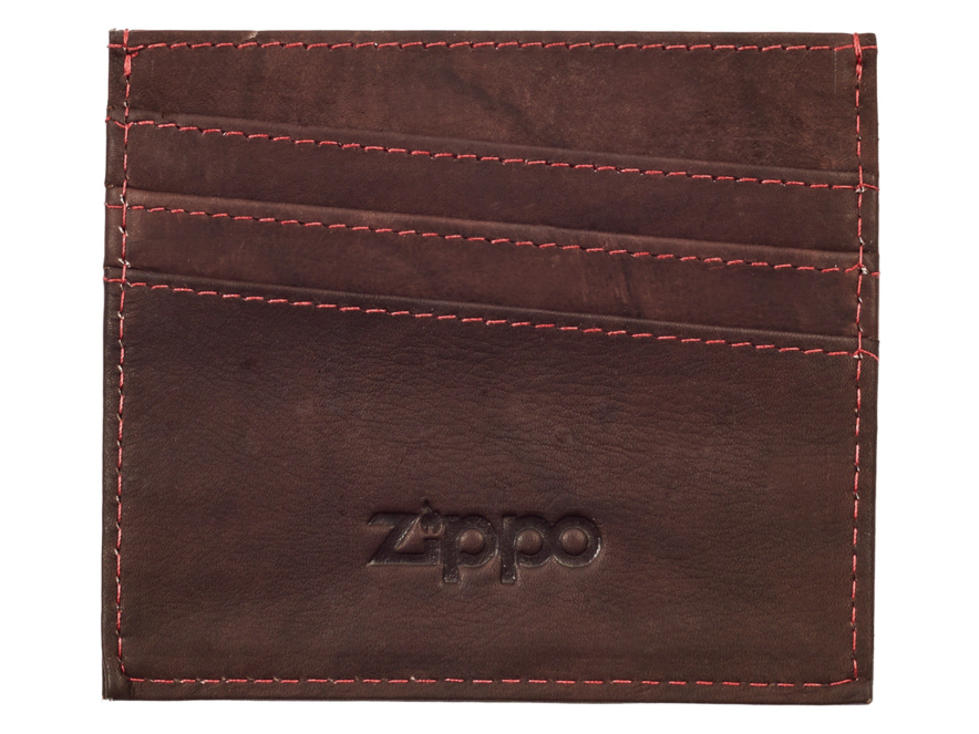 Kaarthouder Heren Zippo Leer Bruinproduct image #1