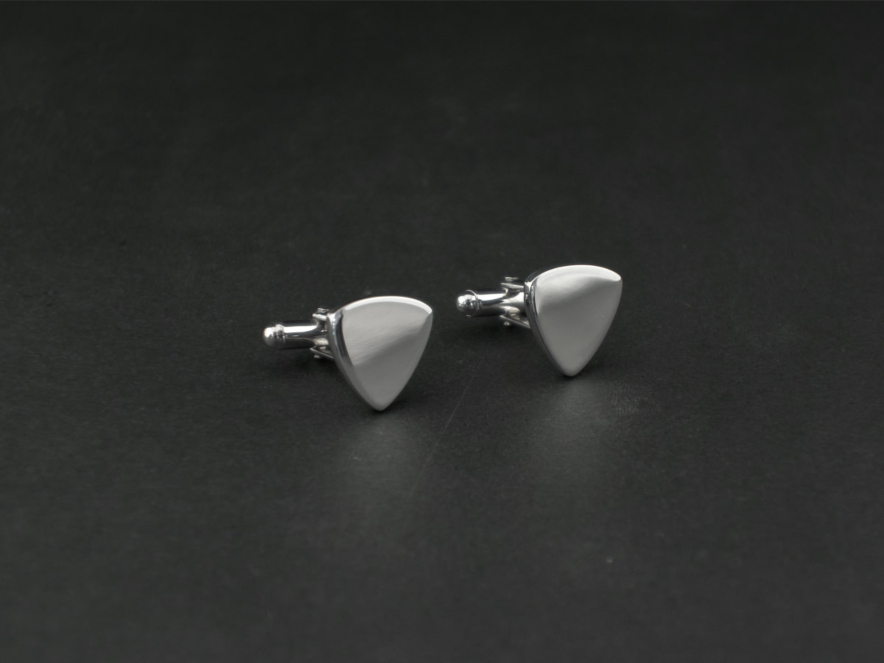 Manchetknopen Milano Zilver Triangleproduct image #2