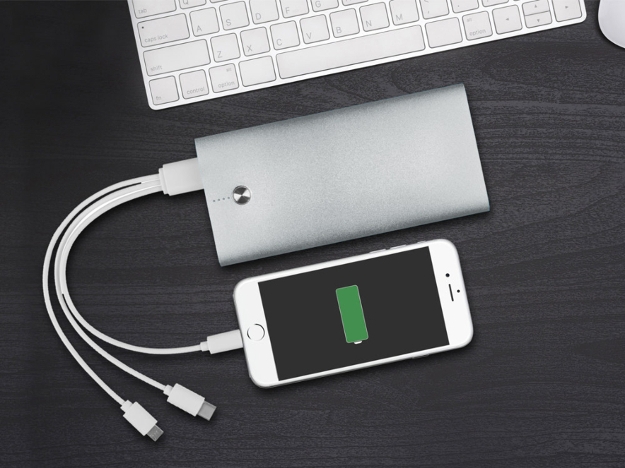 Powerbank Slim Charger 8000 Silverproduct image #3