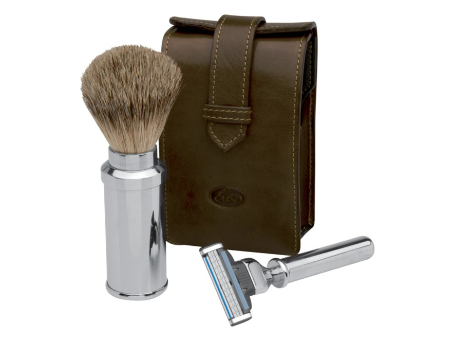 Scheerset Mannen Reis Erbe Solingen Leatherproduct image #1