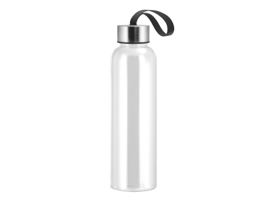 Waterfles Glas H2O Zwart 55 clproduct image #1