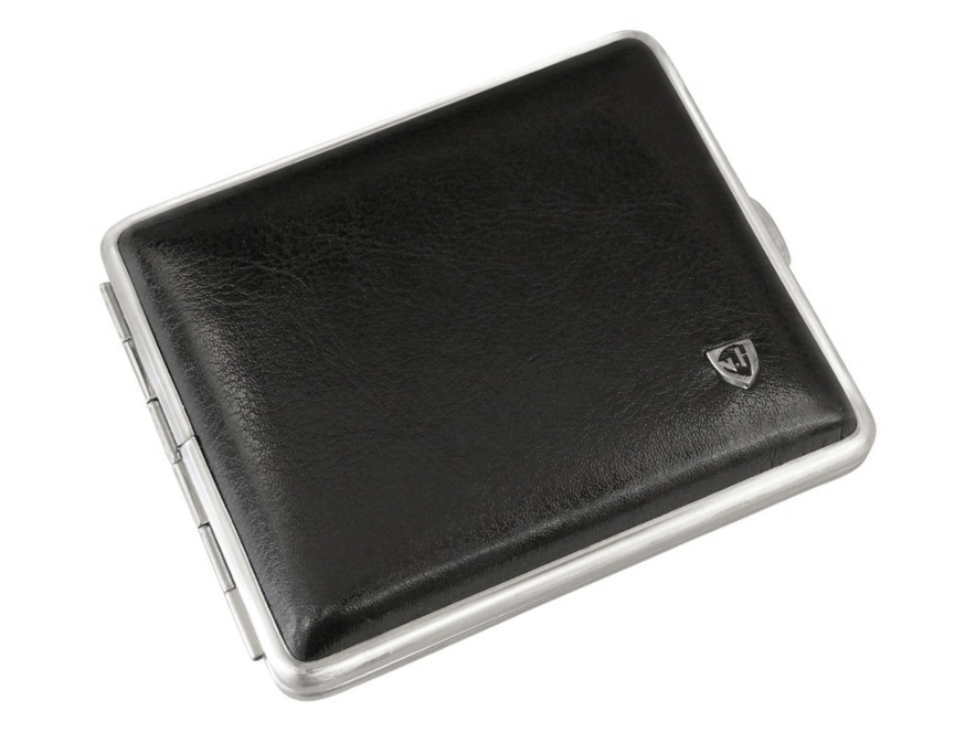 Sigarettendoosje VH Black Leather Steelproduct image #1
