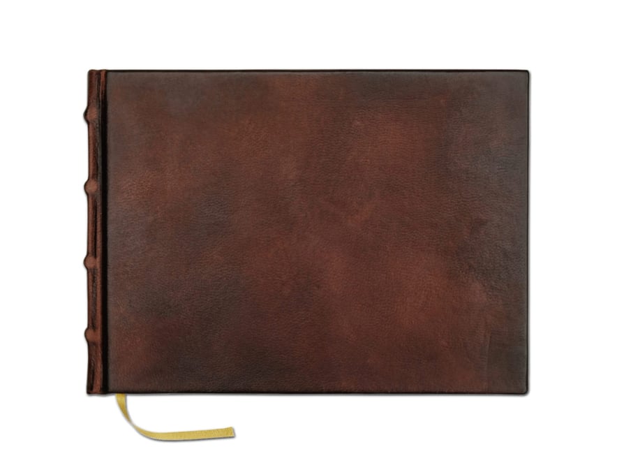 Gastenboek Cicero Vintage Leer Bruin 240 x 170 mmproduct image #1