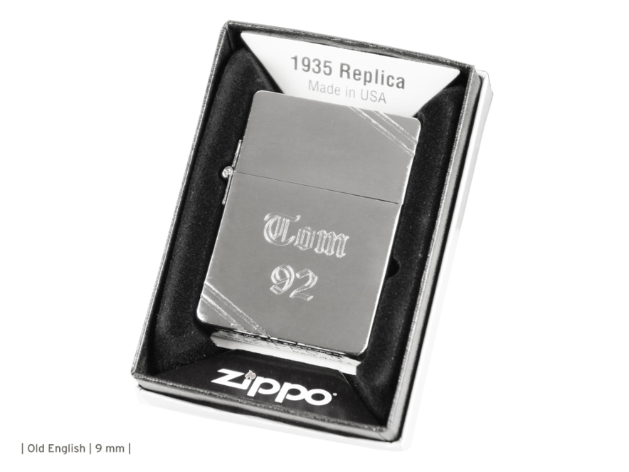 Zippo Aansteker Replica 1935 w Slashesproduct image #4