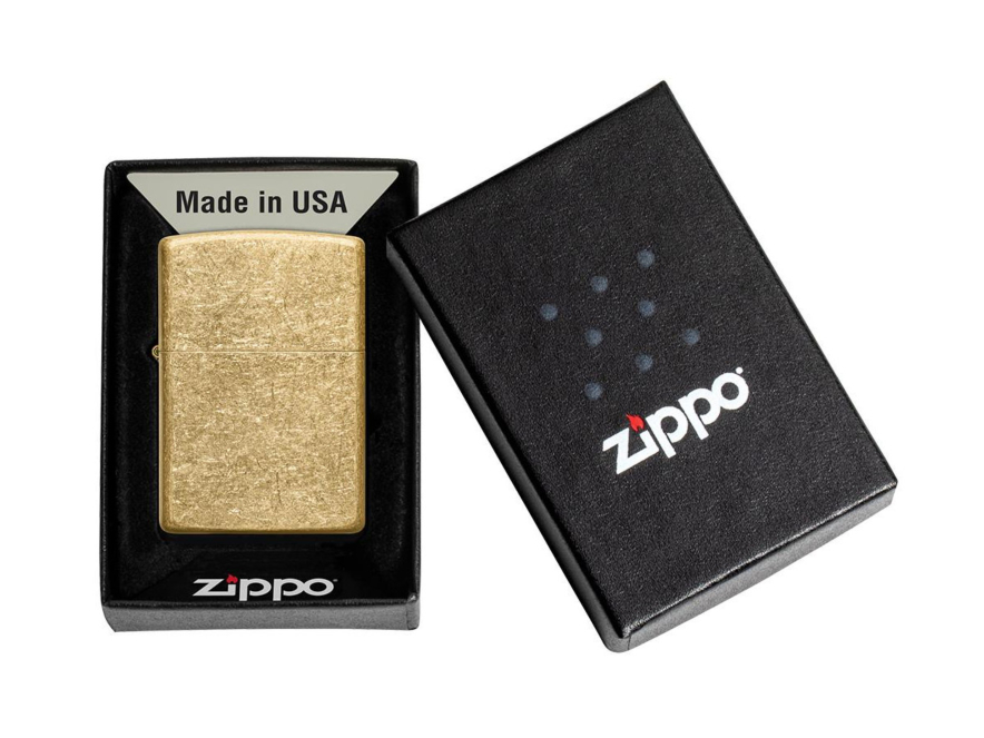 Zippo Aansteker Tumbled Brassproduct image #3