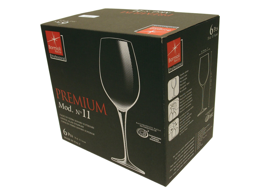 Wijnglazen Bormioli Rocco Premium Mod. N11 6 Stuksproduct image #2