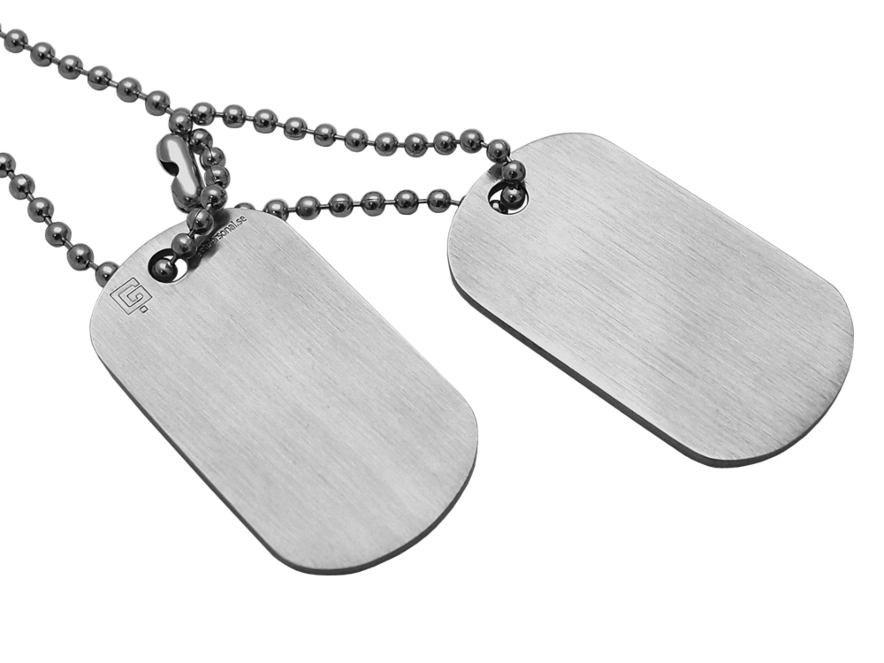 Dogtags Private Brushed Steelproduct image #1