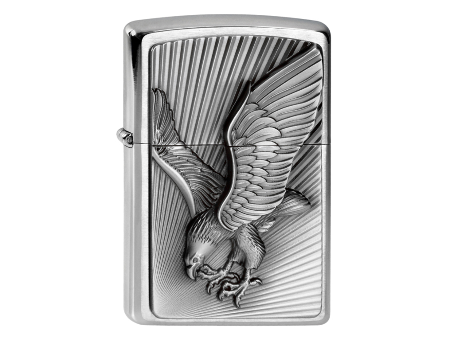 Zippo Aansteker Eagle Emblem Chromeproduct image #1