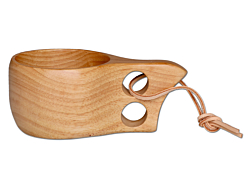 TANFEI Kuksa Houten Beker, Scandinavische Stijl Houten Mok, Boerderij Tafeldecor, Camping Mok Set, Melk Koffie Theekopjes, Rustiek Thuis
