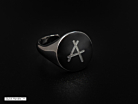 Anatolio Zegelring Heren Verstelbaar 925 Sterling Zilver BRHproduct thumbnail #2