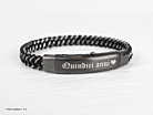 Armband Mannen Verona Titanio Neroproduct thumbnail #2